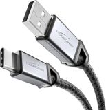 KabelDirekt – USB-A naar USB-C-kabel – 1,5m – USB 2.0, zwart