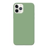 Fresnour iPhone 11 Pro 5,8-inch case, bumper cover, transparant, krasbestendige achterkant (Matcha Green)