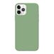 Fresnour iPhone 11 Pro 5,8-inch case, bumper cover, transparant, krasbestendige achterkant (Matcha Green)