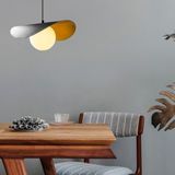 Merkloos Asir - Kroonluchter - Zwart, Wit - 37 x 37 x 28