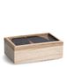 Zeller 15199 opbergbox "Black Mosaic", hout, ca. 24 x 16 x 8,5 cm