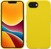 kwmobile telefoonhoesje geschikt voor Apple iPhone 17e / iPhone 16e - Hoesje voor smartphone - Back cover in stralend geel