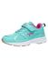 KangaROOS K-NI ROUG EV chaussures de sport d'intérieur pour garçons en bleu avec semelle extérieure non marquante.
