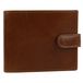 Portefeuille bi-pli en cuir pour homme
