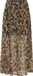 ONLY ONLASTA LIFE SLIT ANKEL SKIRT WVN Dames Rokken Zwart Panterprint XL