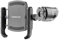 Interphone Cellularline Quiklox Achteruitkijkspiegel Telefoonhouder Zilver