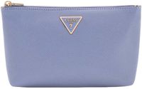 GUESS Laurel II Wristlet Pouch Grey Blue