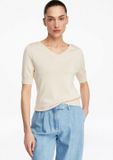 Comma Strickpullover lichtbeige