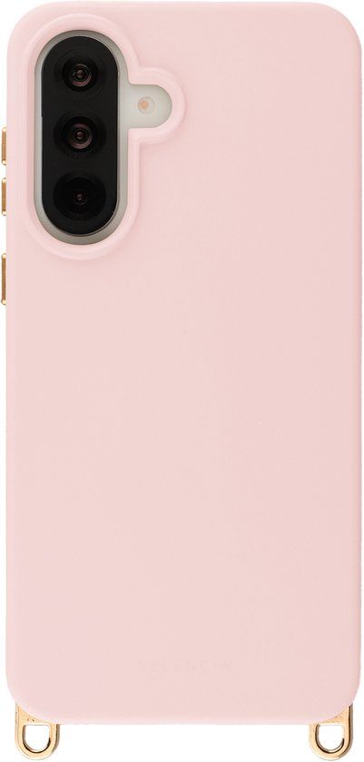 Selencia Rivièra MagSafe Backcover met afneembare haakjes voor de Samsung Galaxy A36 / A56 - Sorbet Pink