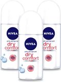 Nivea Dry Comfort Déodorant Roller - 3 x 50 ml