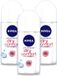Nivea Dry Comfort Deodorant Roller - 3 x 50 ml