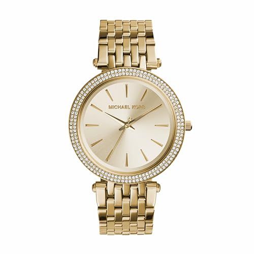 Michael Kors Darci horloge voor dames, Geelgoud