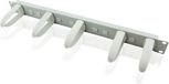 VALUE 19" Gérer le panneau de câble - panneau de gestion de rack - gris - 1U - 10"/19