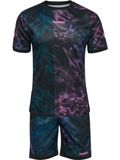 Hummel Hmlblaze club 26 set van gerecycled polyester met grafische print – black/pink