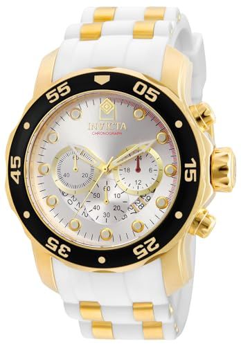 Invicta Pro Diver - SCUBA 20292 Heren Horloge - Waterdicht - Analoog - Quartz Uurwerk - Roestvrij Staal met zilveren Wijzerplaat - 48mm