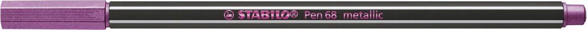 Stabilo Pen 68 Metallic - Premium Metallic Viltstift - Metallic Roze - per stuk