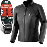 SHIMA Monaco 2.0 Dames Leren Jas - Zwart, Maat S