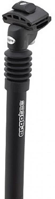 ERGOTEC Zadelpen Verend Sp-3.0 25.4 X 350 Mm Aluminium Zwart