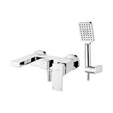 Ibergrif M13005 Badkraan, Badkraanset Voor Wandmontage, Eenhands Badkraan, Messing, Chroom