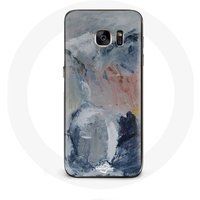 Maniacase Hoesje voor Samsung Galaxy S7 Grijs abstracte textuur achtergrond