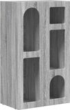 vidaXL Dressoir ELST Grijs Sonoma 59 x 35 x 100,5 cm Bewerkt hout