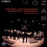 Outhere BIS Records Mozart: Violin Concertos 3 & 5 (SACD)