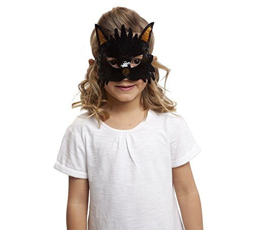 Viving costumes Viving kostuums 203589 kat pailletten masker, meerdere kleuren, een maat