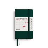 Leuchtturm1917 A6 Pocket Weekly Planner 2026 hardcover Forest Green