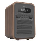Denver DAB-48GREY - DAB/DAB+/FM Radio - Bluetooth - Grijs/Hout