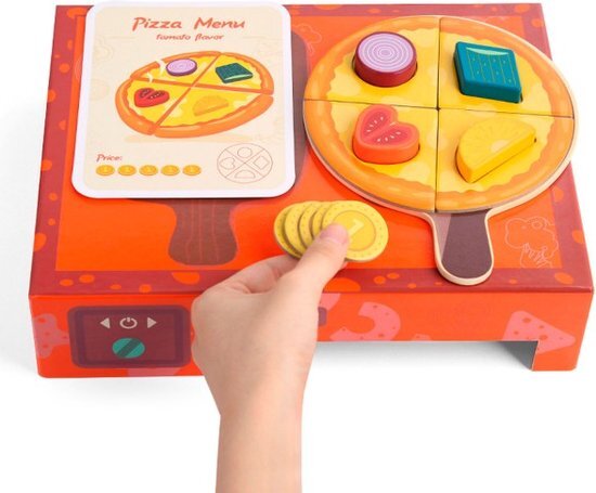 TopBright Toys® Vormpjes Leerdoos - Pizza Bakkerij