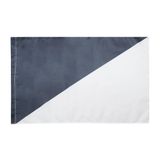 AZ FLAG Vlag Racing zwart en wit 90x60 cm Polyester 100D Mouw