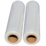 2 Kodiak 2 rollen stretchfolie verpakkingsfolie verhuisfolie 23 micron ca. 1,5 kg per rol transparant