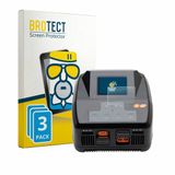 BROTECT - Screenprotector voor Spektrum Smart Charger S2200 G2 - Folie Beschermfolie Beschermglas matte 3 Stuks