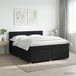 Maison Exclusive - Lit boxspring avec matelas, noir, 160 x 200 cm, rembourré