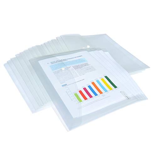 Rapesco 1496 Documentenmap - A4+ - Transparant - 20 stuks