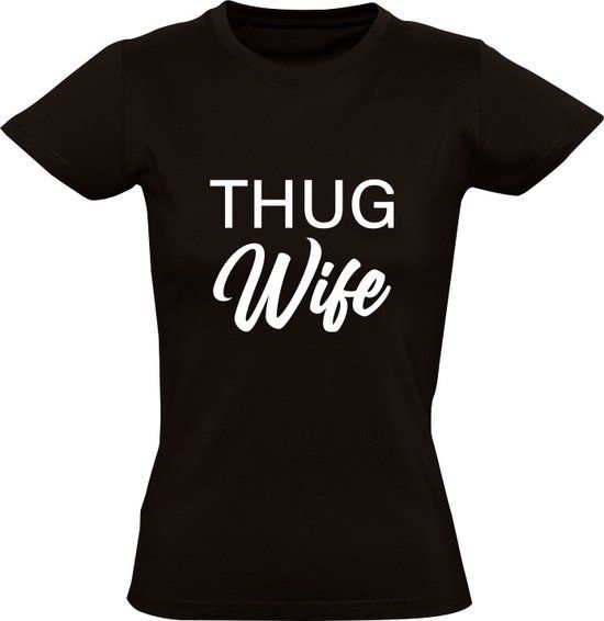 Sol's Thug Wife Women's T-Shirt - Black - Size M
