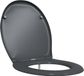 vidaXL Toiletbril Antraciet 47 x 37 x 4 cm Duroplast