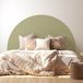 Stickers Tête de lit - Couleur tendance - 220 x 150 cm - Idéal lits 180 cm - Adhésif + Protection mate