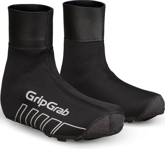 GripGrab RaceThermo X Waterproof Winter MTB Gravel Overschoenen - Zwart - Maat M (40/41) - Unisex