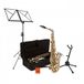 Gear4music Altsaxofoon Compleet Pakket, Nikkel & Goud