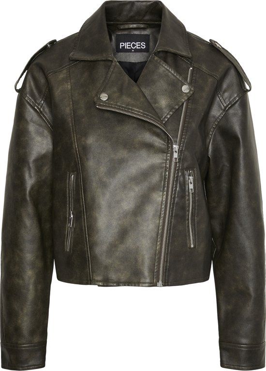 Pieces PCAMINA Jacket - Women's - Size M - Brown