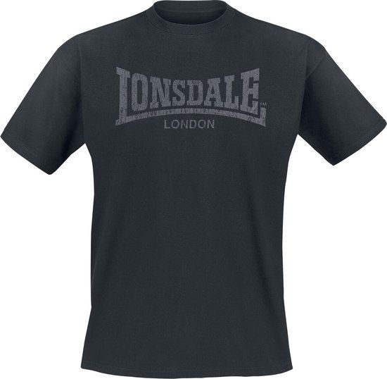Lonsdale London Logo Kai Heren T-shirt - zwart - XXL