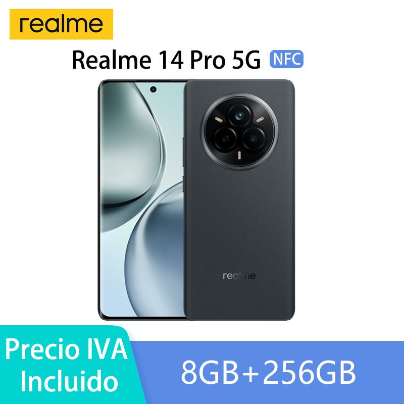 Realme 14 Pro 5G NFC - Smartphone - Dimensity 7300 - 120 Hz - 50 MP Camera - 5860 mAh