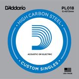 D'ADDARIO PL018 losse snaar voor elektr. en akoestische gitaar