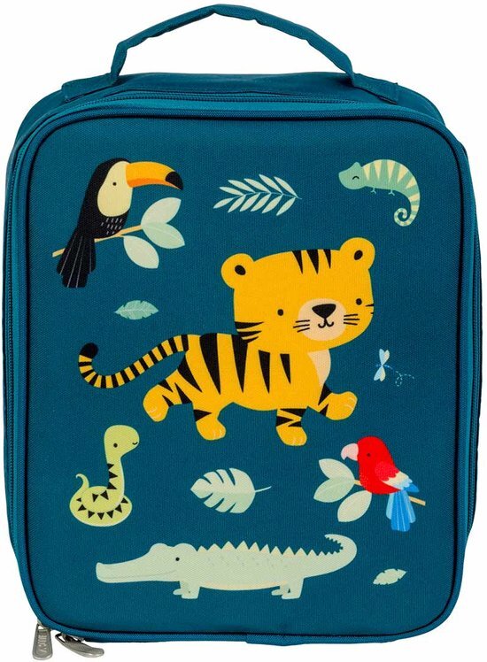 A Little Lovely Company koeltas Jungle junior 6 liter polyester/PVC groen