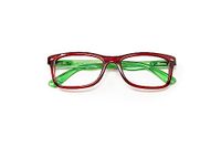El Charro Leesbril model Nebraska rood/groen, +3-1 dioptrie