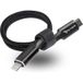 MIVELO Câble de recharge pour vélo électrique pour écran Bosch - Câble OTG de 35 cm pour iPhone (Lightning), USB-C et Micro-USB