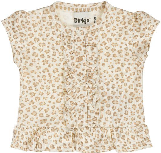 Dirkje Meisjes T-shirt - Off-white
