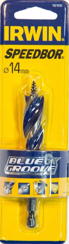 IRWIN speedboor 14x100mm Blue Groove 6x - 5706919219308