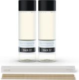 JANZEN Home Fragrance Refill Black 22 2-pack Incl. Sticks